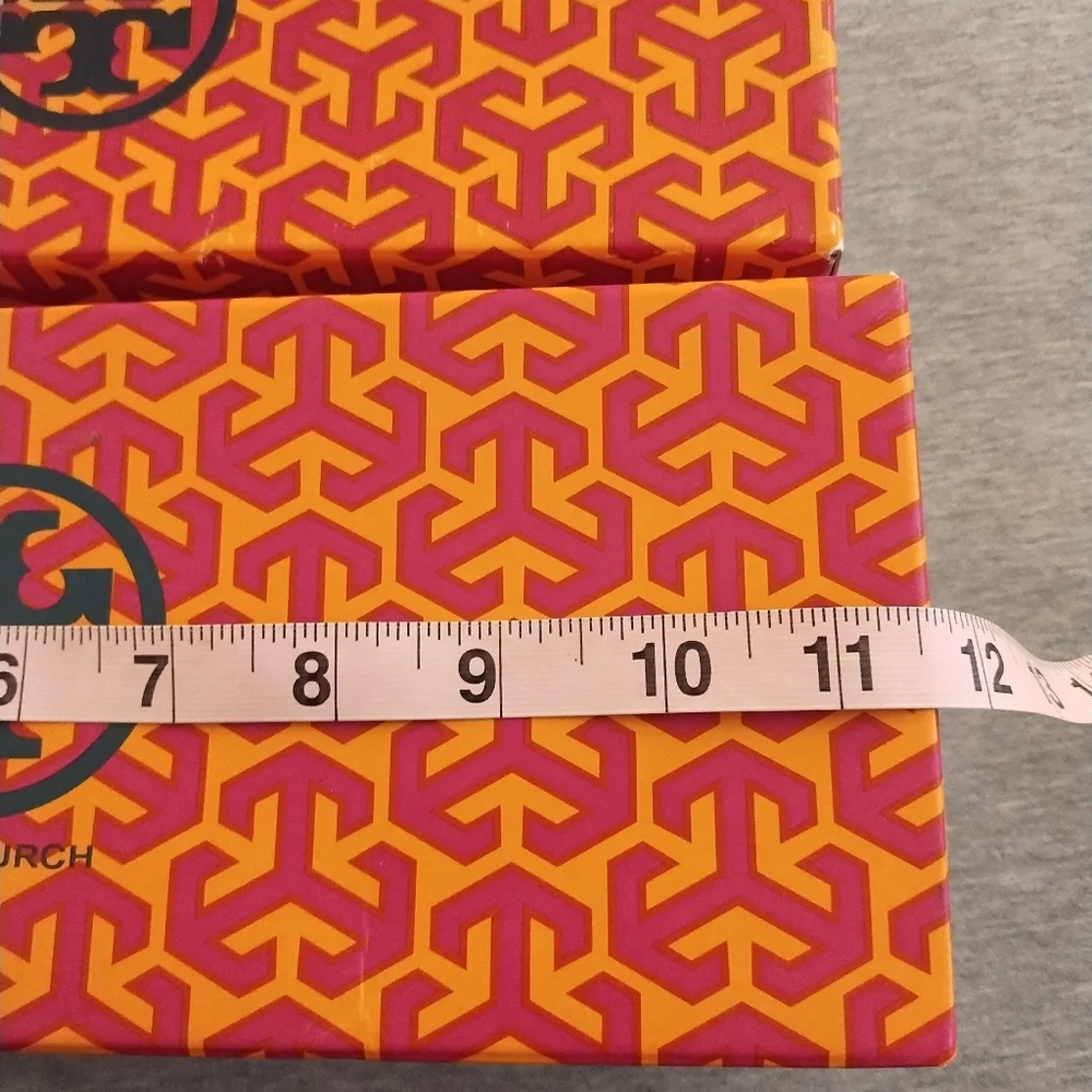 Two Tory Burch Shoe Boxes With Bold Geometric Designs - Empty